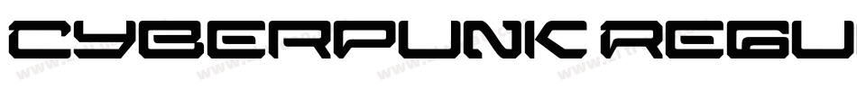 Cyberpunk Regular字体转换